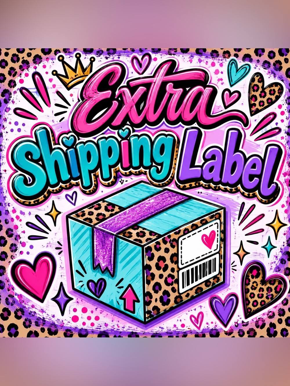 Extra shipping label!!! $4!
